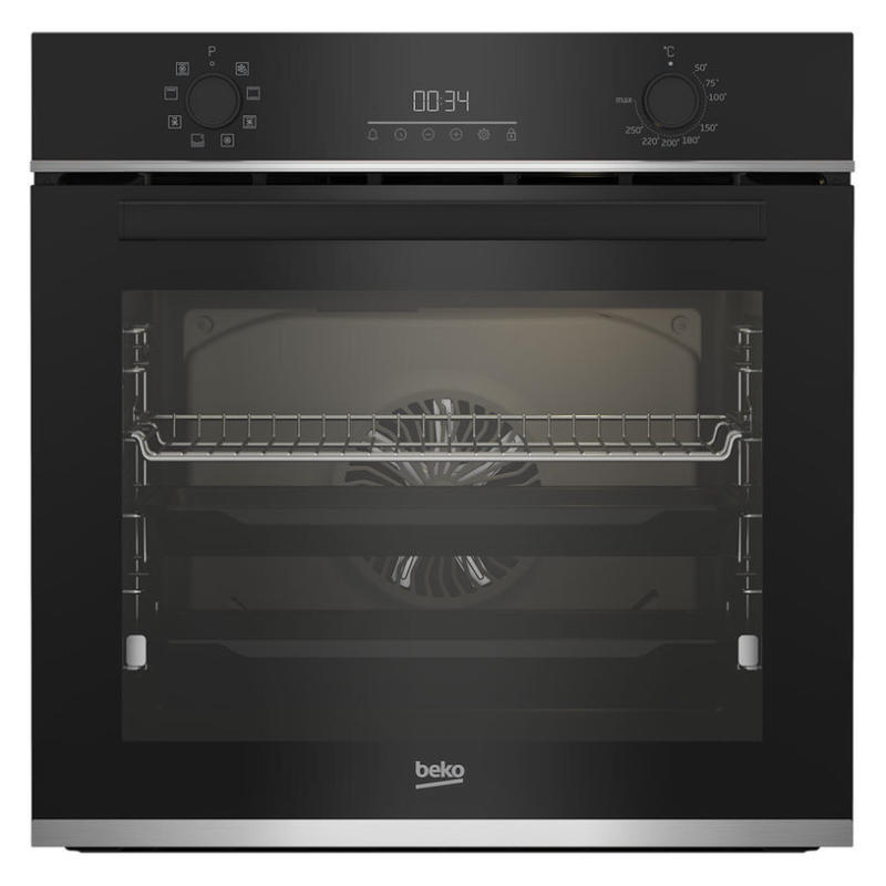Фурнa за вграждане BEKO BBIR 13300 XC 72 L, A, КАТАЛИТИЧНИ ПАНЕЛИ, ТЕЛЕСКОПИЧНА СИСТЕМА, ПЛАВНО ЗАТВАРЯНЕ