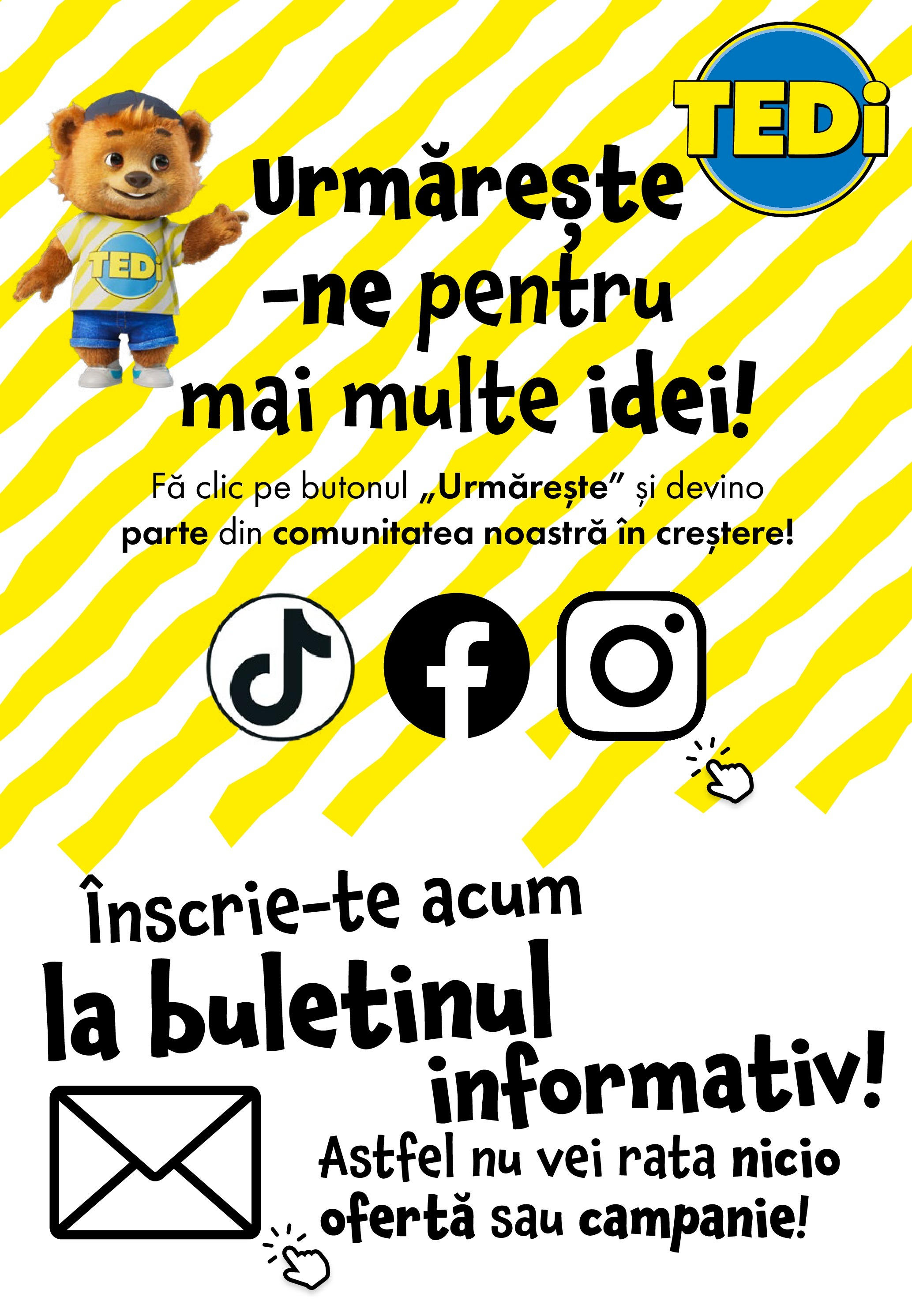 Catalog TEDi - Cisnădie || Oferte de la 28.08.2025 | Pagină: 8 | Produse: Rață Catalog TEDi - Cisnădie - Oferta 28.08.2025 - 04.09.2025 | Pagină: 8 | Produse: Rață