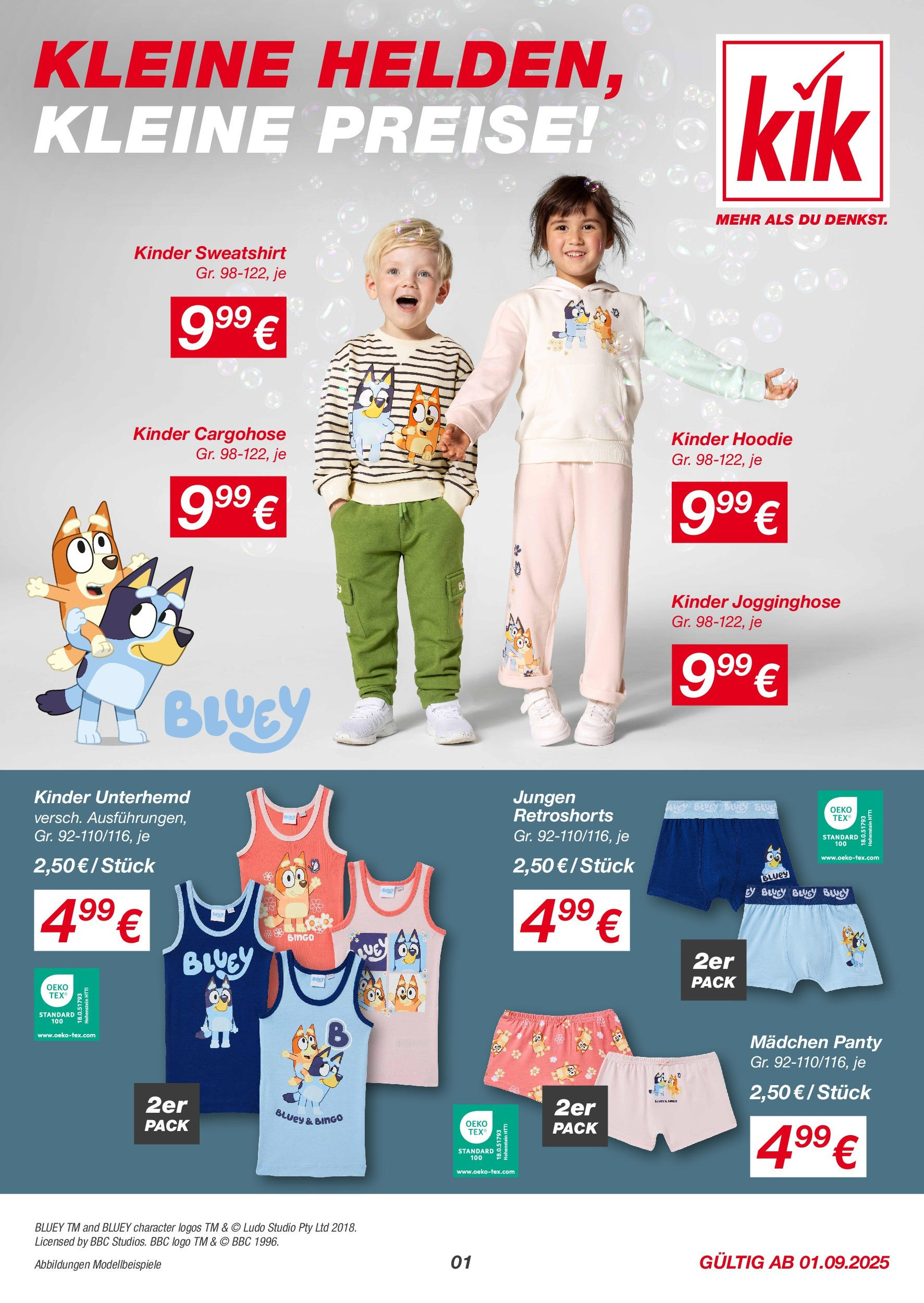 Kik - KiK: Kleine Helden, kleine Preise (28.08.2025) || Aktuelle Angebote | Seite: 1 Kik - KiK: Kleine Helden, kleine Preise von 28.08.2025 - Aktuelle Angebote | Seite: 1