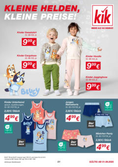 Vorschau von dem Prospekt - Kik - KiK: Kleine Helden, kleine Preise gültig ab 28.08.2025