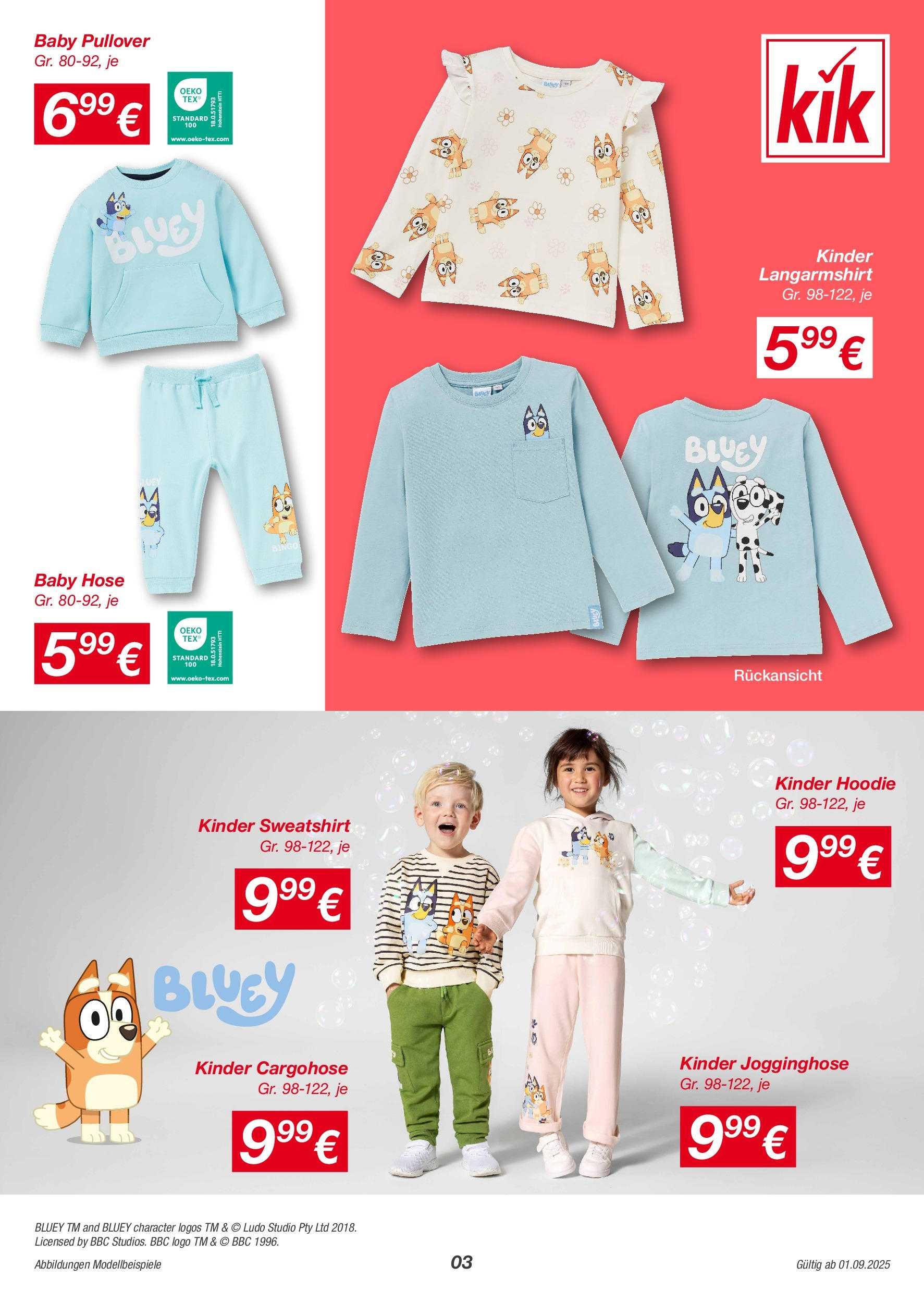 Kik - KiK: Kleine Helden, kleine Preise (28.08.2025) || Aktuelle Angebote | Seite: 3 | Produkte: Pullover, Hose Kik - KiK: Kleine Helden, kleine Preise von 28.08.2025 - Aktuelle Angebote | Seite: 3 | Produkte: Pullover, Hose