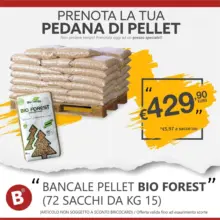 Prenota la tua pedana di pellet