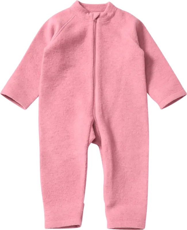 ALANA Overall aus Merinowolle & Mitwachsfunktion, rosa, Gr. 62/68