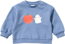 ALANA Sweatshirt mit Kürbis- & Gespenster-Motiv, blau, Gr. 62
