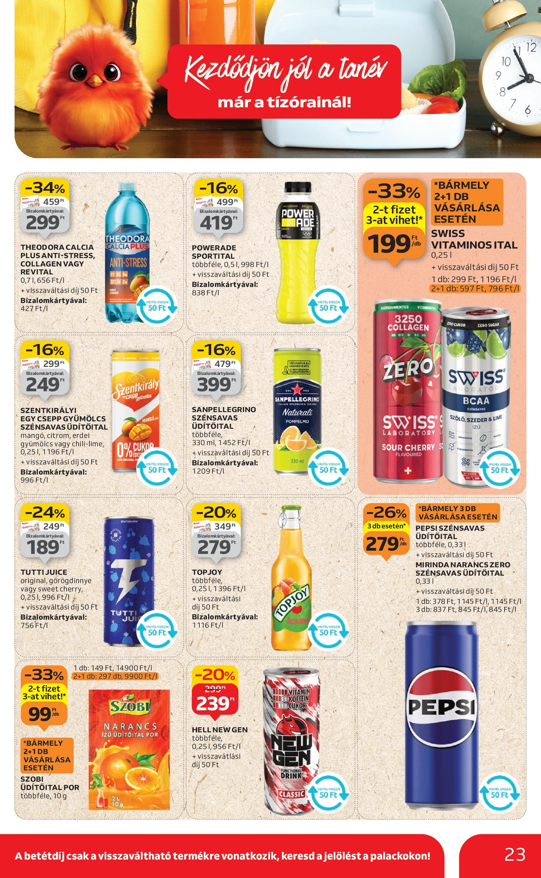 Auchan - Auchan újság érvényessége 09.03.-ig - 2025.08.29. -tól/töl > akció, lapozható szórólap 🛍️ | Oldal: 23 | Termékek: Pepsi, Szeder, Narancs, Cukor