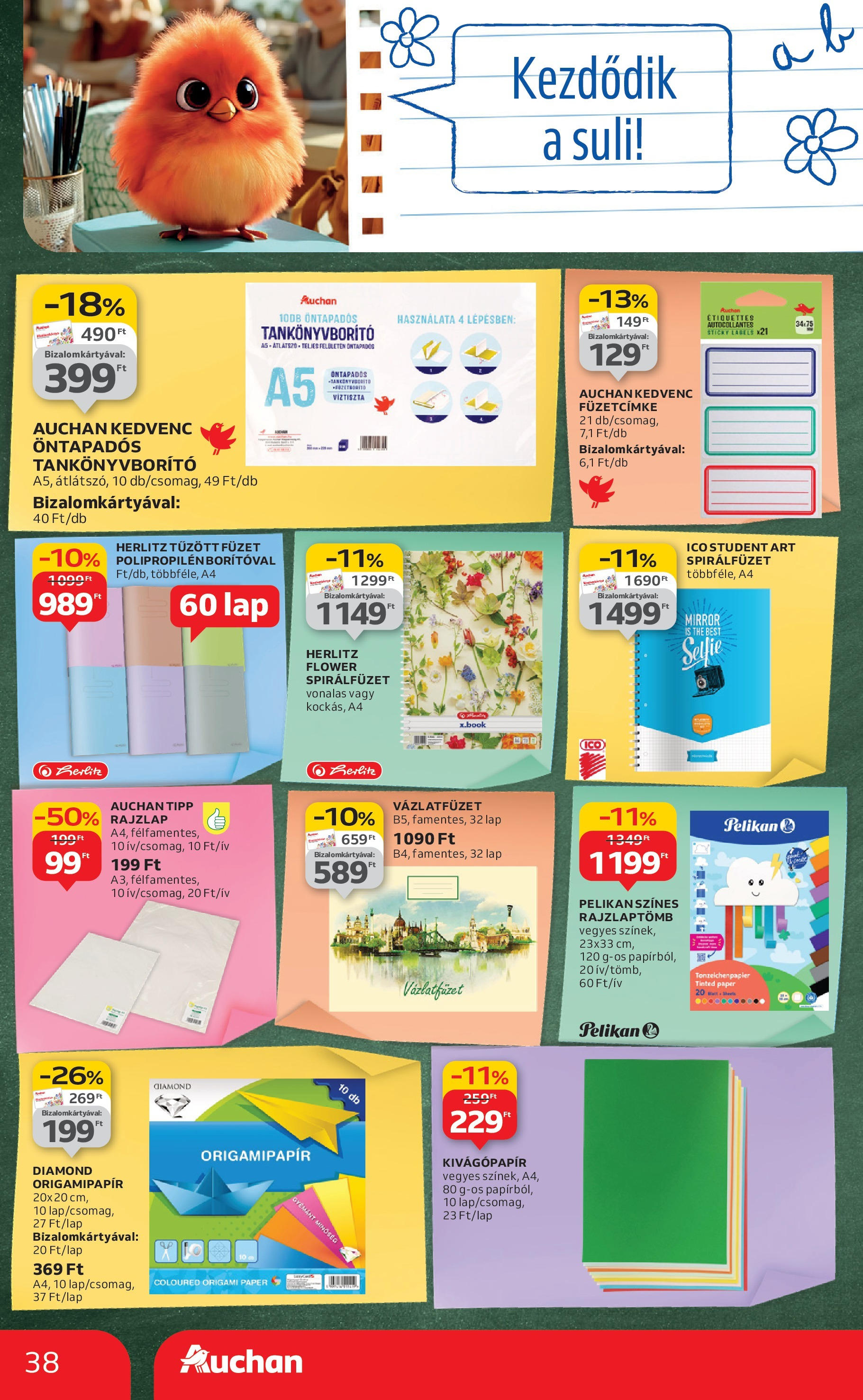 Auchan - Auchan újság érvényessége 09.03.-ig - 2025.08.29. -tól/töl > akció, lapozható szórólap 🛍️ | Oldal: 38