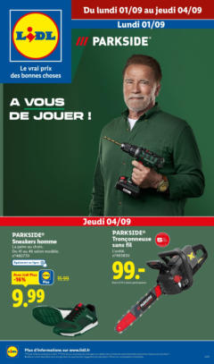LIDL - Prévisualisation de LIDL - Offres exclusives : Profitez des outils pratiques et pièces de mode tendance à prix Lidl ! valide à partir de 31.08.2025