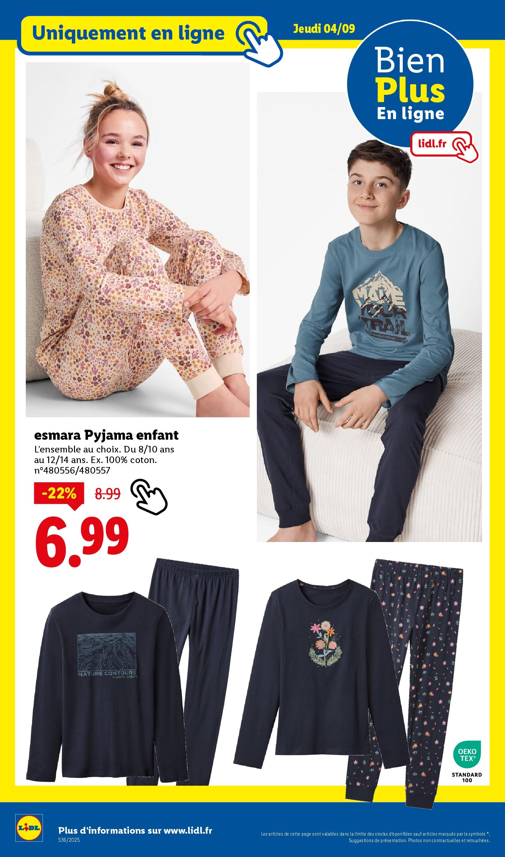 Catalogue LIDL du 31/08/2025 | Promo prospectus en ligne | Page: 24 | Produits: Pyjama
