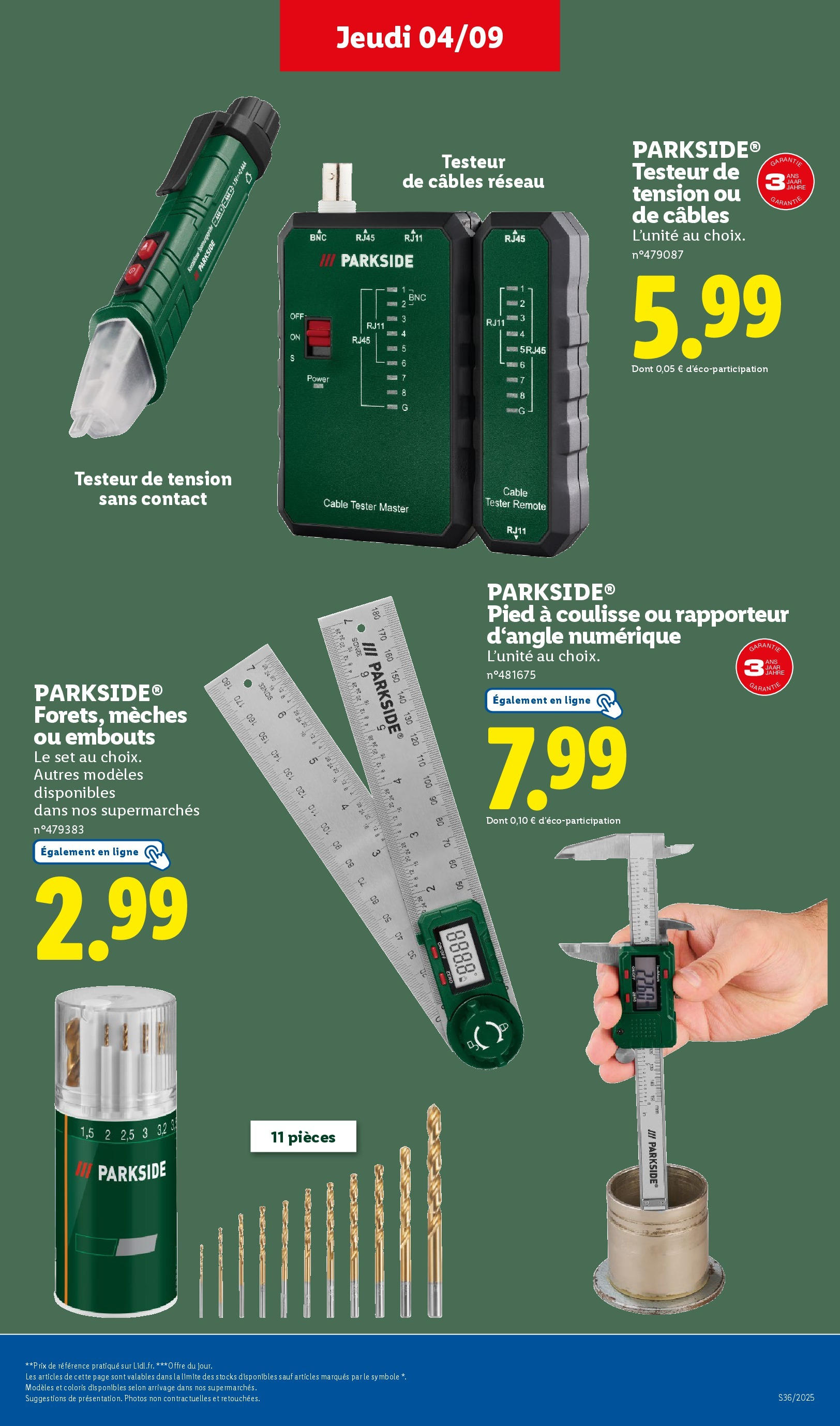 Catalogue LIDL du 31/08/2025 | Promo prospectus en ligne | Page: 31 | Produits: Câble