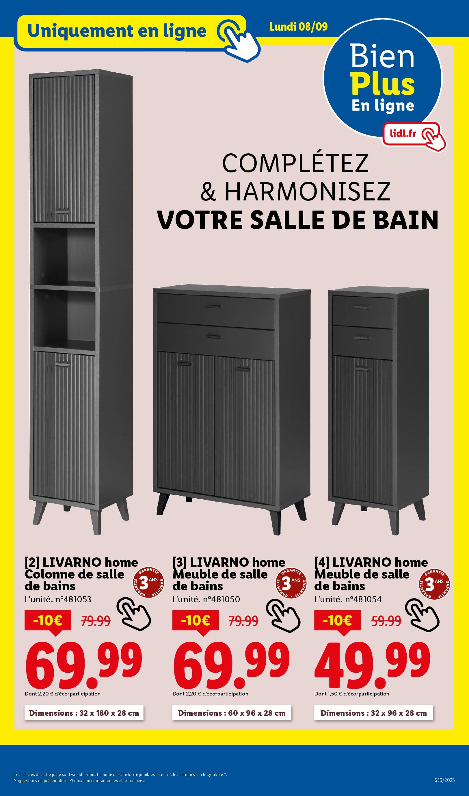 Catalogue LIDL du 03/09/2025 | Promo prospectus en ligne | Page: 5 | Produits: Meuble Catalogue LIDL du 03/09/2025 | Promo prospectus en ligne | Page: 5 | Produits: Meuble