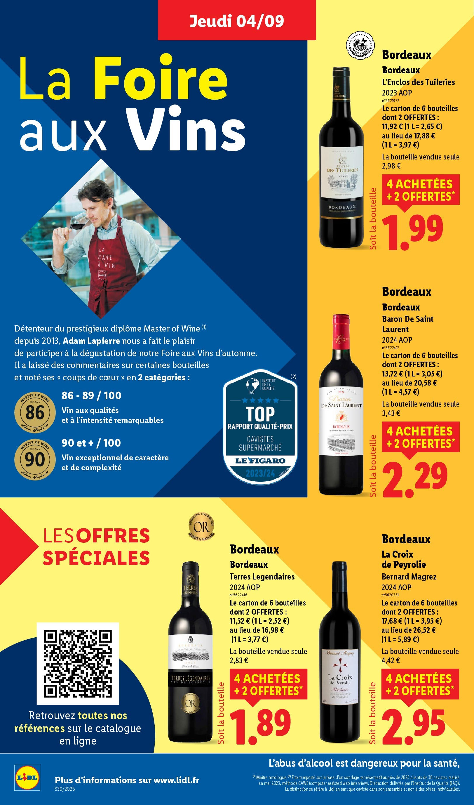 Catalogue LIDL du 03/09/2025 | Promo prospectus en ligne | Page: 20 | Produits: Base, Vin Catalogue LIDL du 03/09/2025 | Promo prospectus en ligne | Page: 20 | Produits: Base, Vin