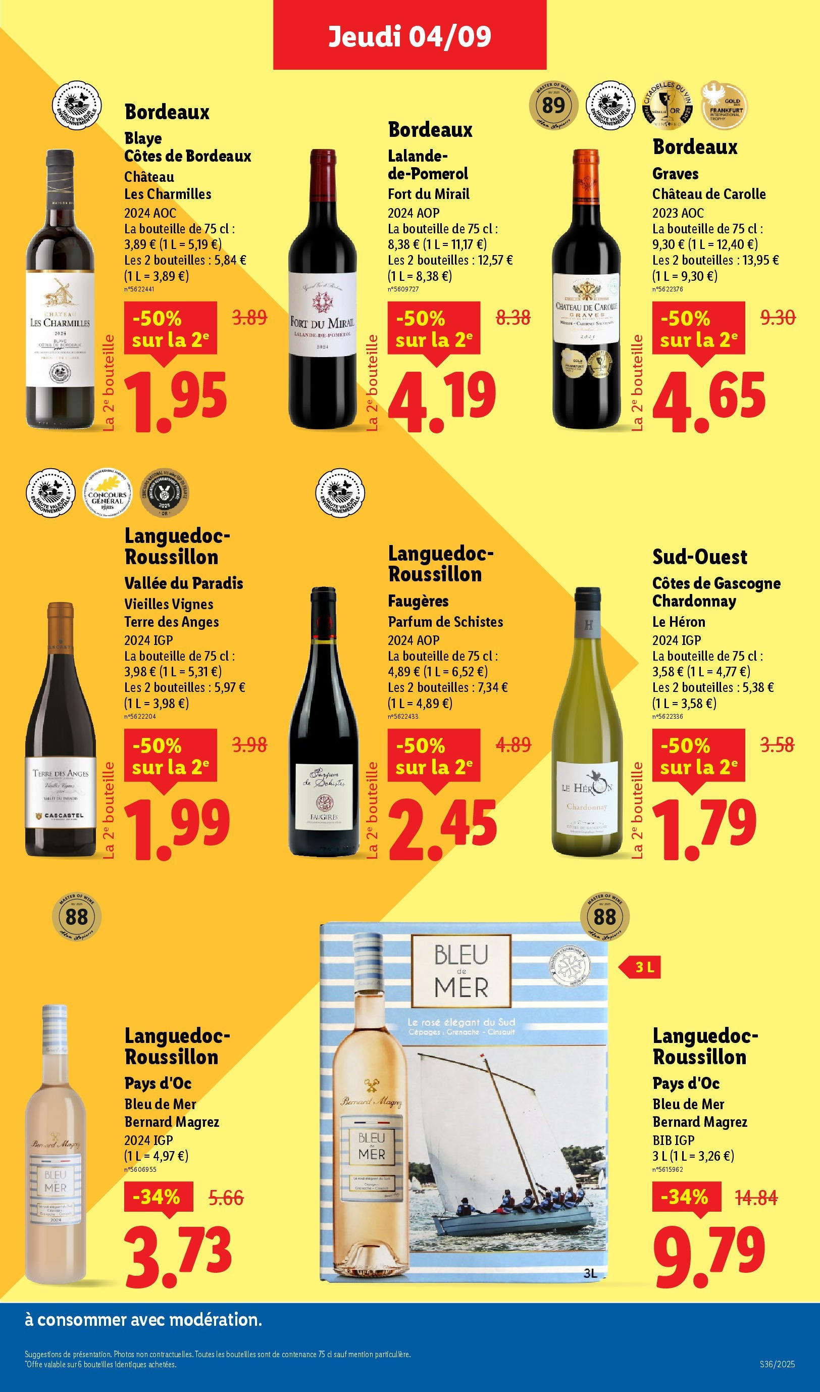Catalogue LIDL du 03/09/2025 | Promo prospectus en ligne | Page: 23 | Produits: Parfum, Vin Catalogue LIDL du 03/09/2025 | Promo prospectus en ligne | Page: 23 | Produits: Parfum, Vin