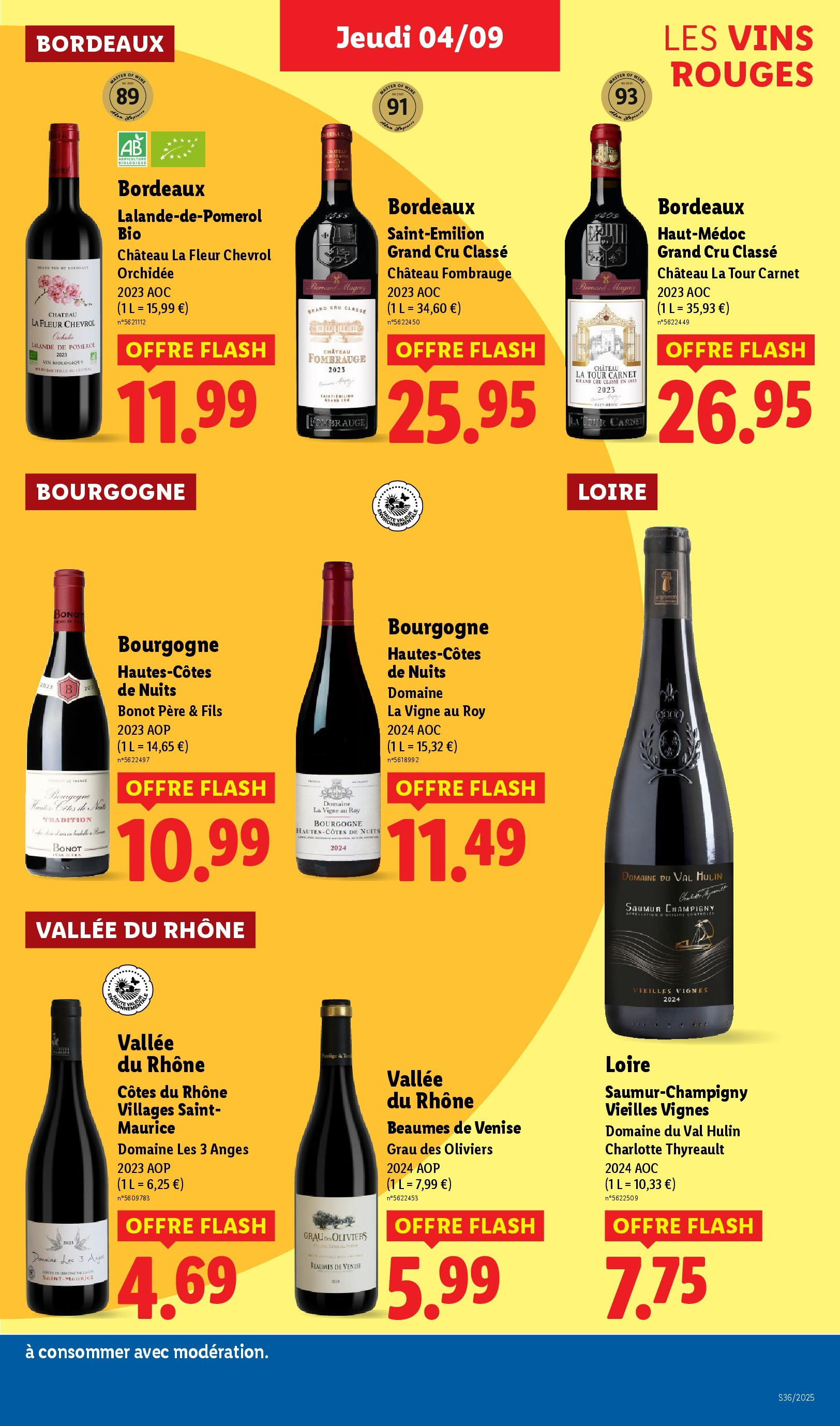 Catalogue LIDL du 03/09/2025 | Promo prospectus en ligne | Page: 25 | Produits: Saint-émilion grand cru, Frites, Orchidée, Vin Catalogue LIDL du 03/09/2025 | Promo prospectus en ligne | Page: 25 | Produits: Saint-émilion grand cru, Frites, Orchidée, Vin