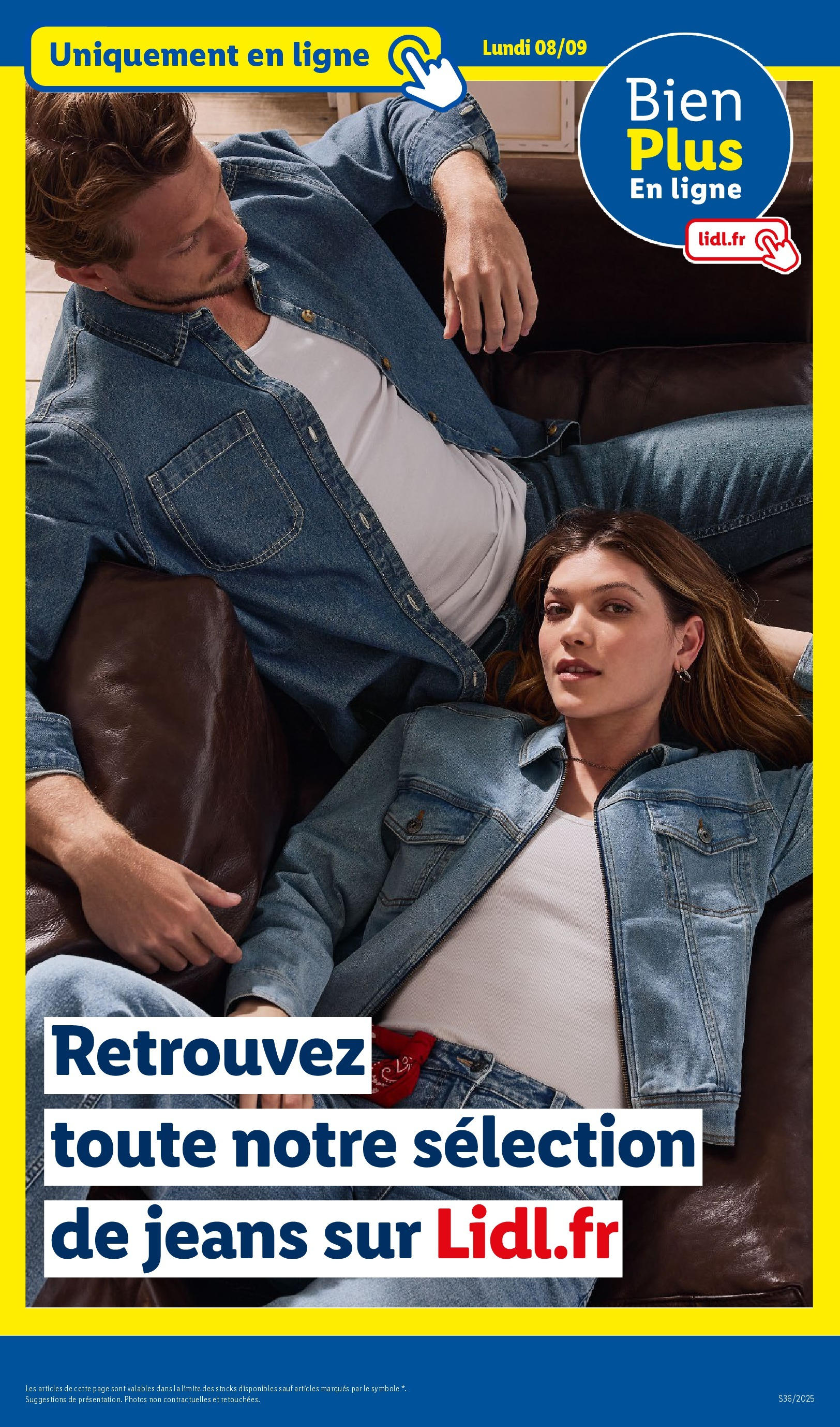 Catalogue LIDL du 03/09/2025 | Promo prospectus en ligne | Page: 55 | Produits: Jeans Catalogue LIDL du 03/09/2025 | Promo prospectus en ligne | Page: 55 | Produits: Jeans