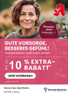 Entdecke - Jetzt online Rabatte, Gewinnspiele, Gesundheitstipps und vieles mehr entdecken gültig ab dem 29.08.2025