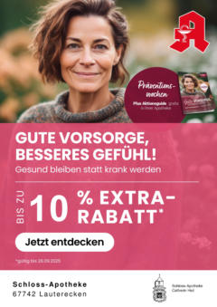 Entdecke - Jetzt online Rabatte, Gewinnspiele, Gesundheitstipps und vieles mehr entdecken ab 29.08.2025 gültig