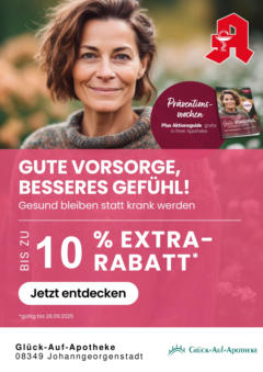 Entdecke - Jetzt online Rabatte, Gewinnspiele, Gesundheitstipps und vieles mehr entdecken gültig ab dem 29.08.2025