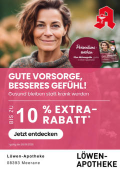 Entdecke - Jetzt online Rabatte, Gewinnspiele, Gesundheitstipps und vieles mehr entdecken gültig ab dem 29.08.2025