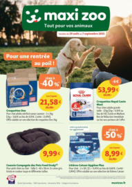 National : Maxi Zoo, pour une rentrée au poil!