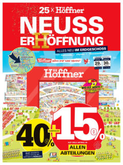 Höffner - Höffner: Neuss ErHöffnung! gültig ab dem 28.08.2025