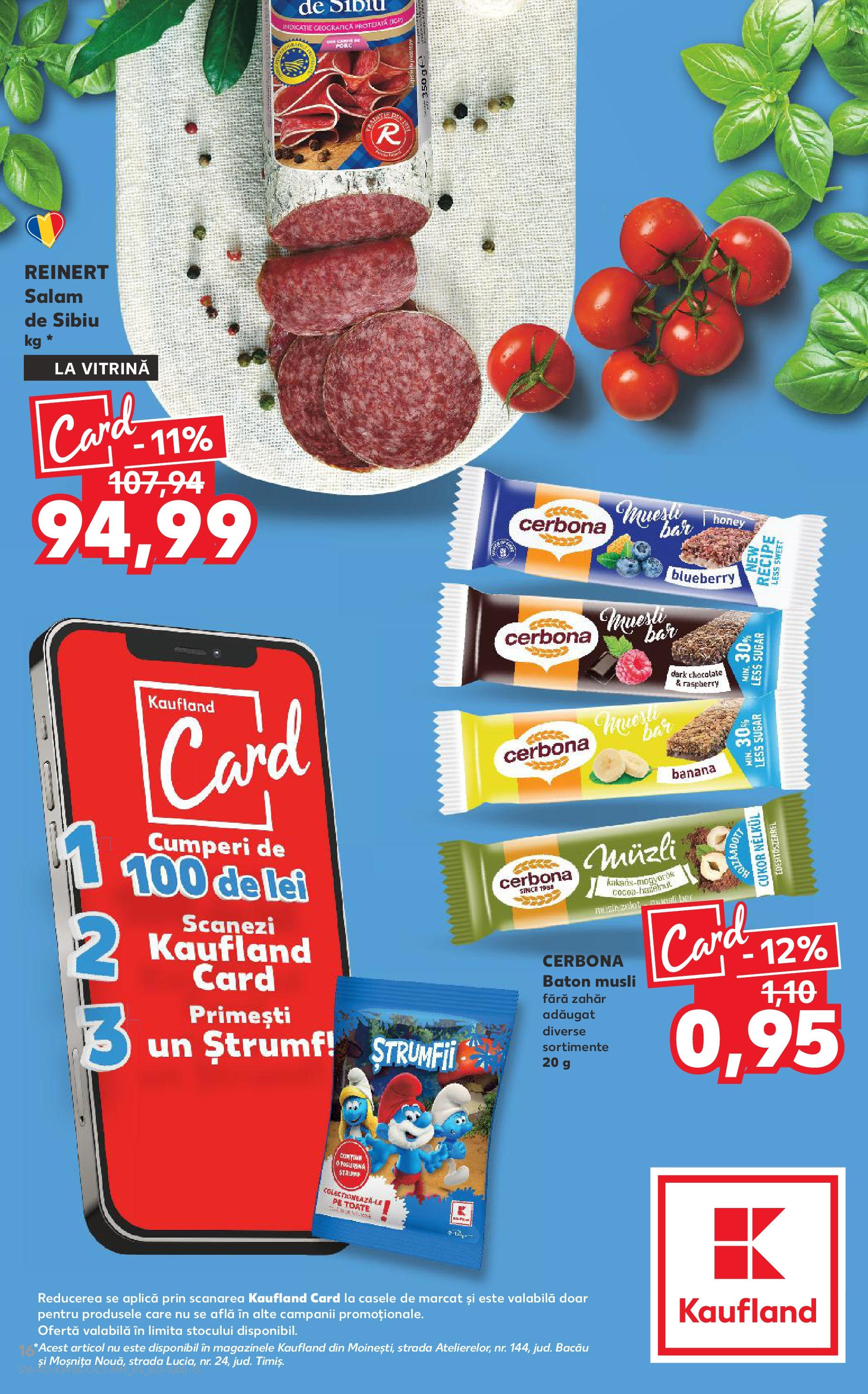 Catalog Kaufland - Deva 03.09.2025 - Revista si Oferta | Pagină: 16 | Produse: Vitrină, Salam, Zahăr