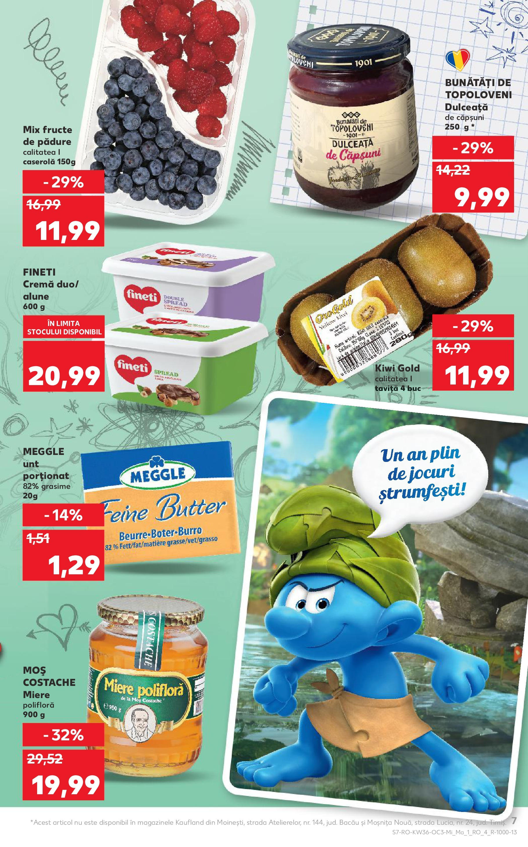 Catalog Kaufland - Zalau 03.09.2025 - Revista si Oferta | Pagină: 7 | Produse: Alune, Unt, Cremă, Fructe