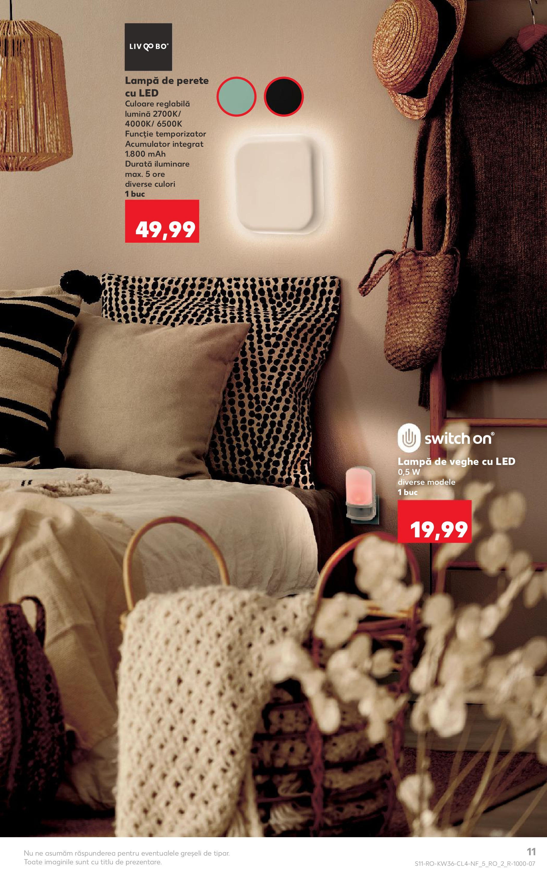 Catalog Kaufland - Galați 03.09.2025 - Revista si Oferta | Pagină: 11 | Produse: Tavuk suyu, Babak, Lampă