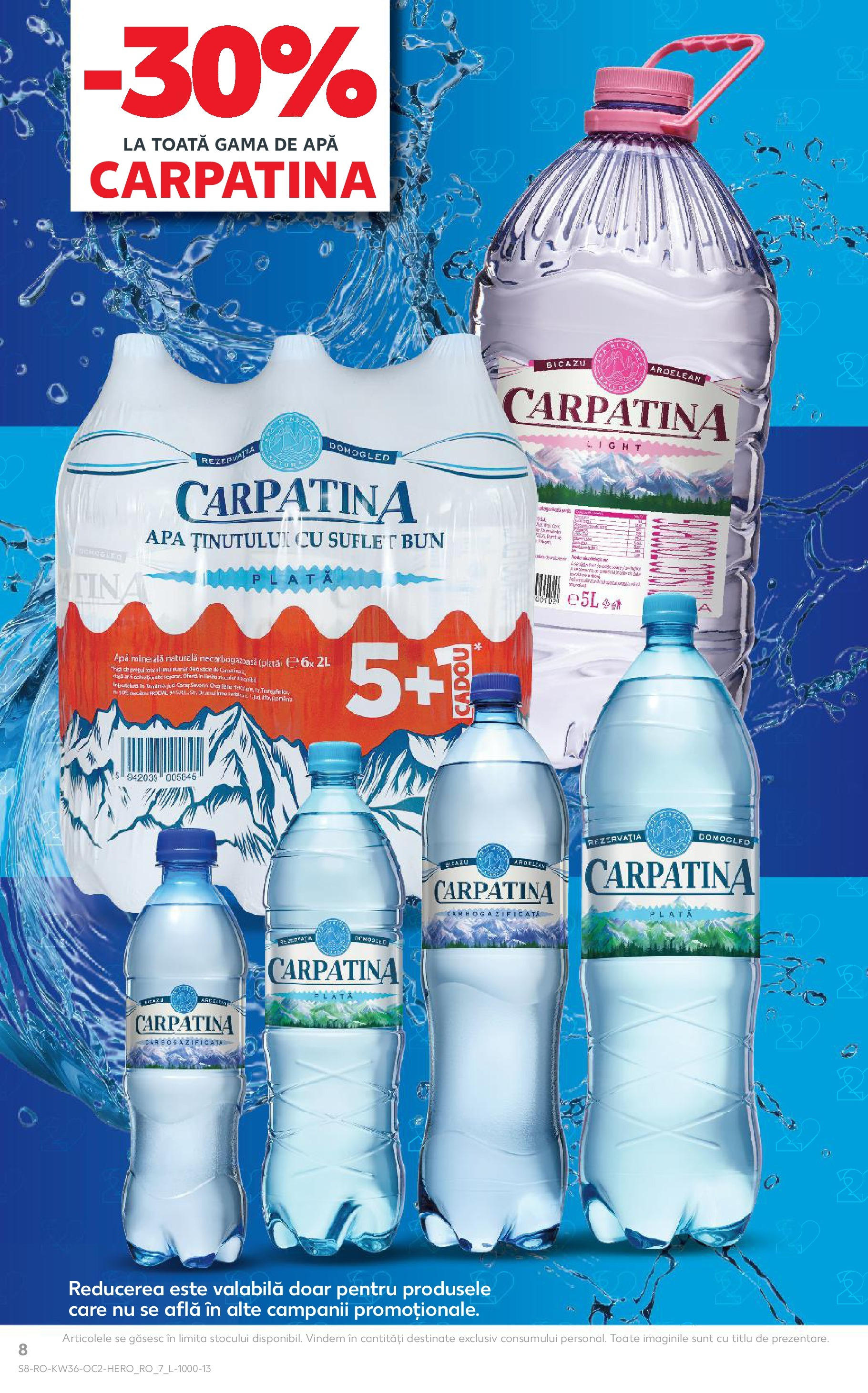 Catalog Kaufland - Bârlad 03.09.2025 - Revista si Oferta | Pagină: 8 | Produse: Yazı tahtası kalemi, Apă