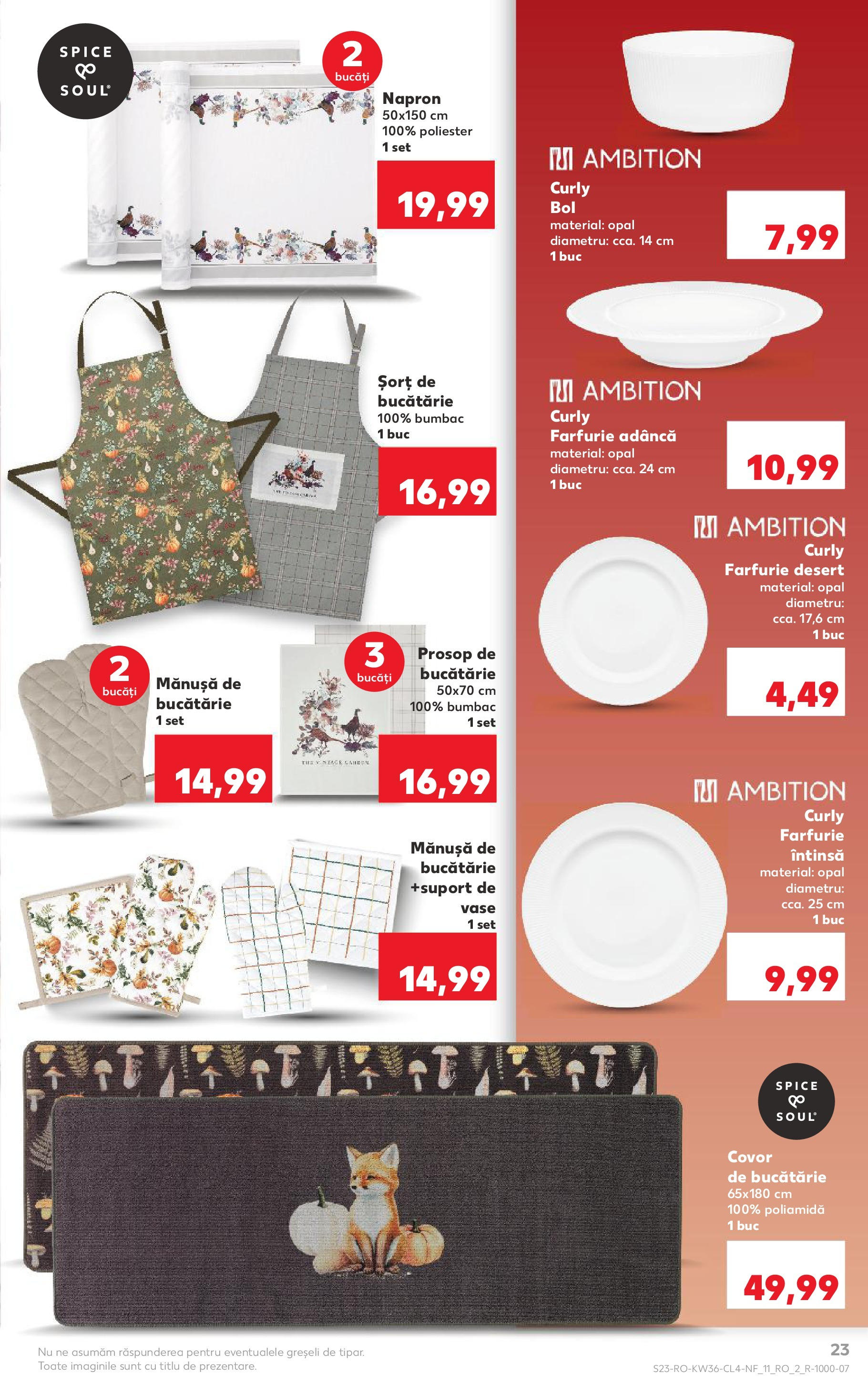 Catalog Kaufland - Galați 03.09.2025 - Revista si Oferta | Pagină: 23 | Produse: Șort, Covor de bucătărie, Bucătărie, Covor