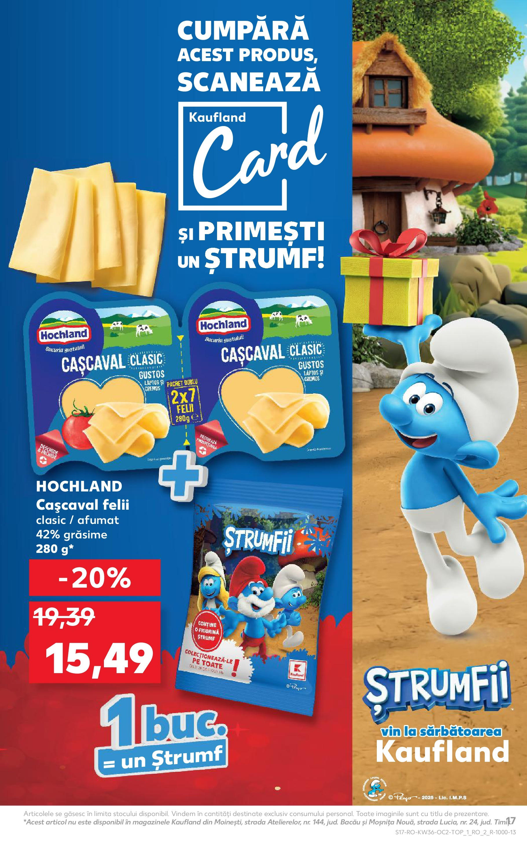 Catalog Kaufland - Bârlad 03.09.2025 - Revista si Oferta | Pagină: 17 | Produse: Cașcaval, Vin