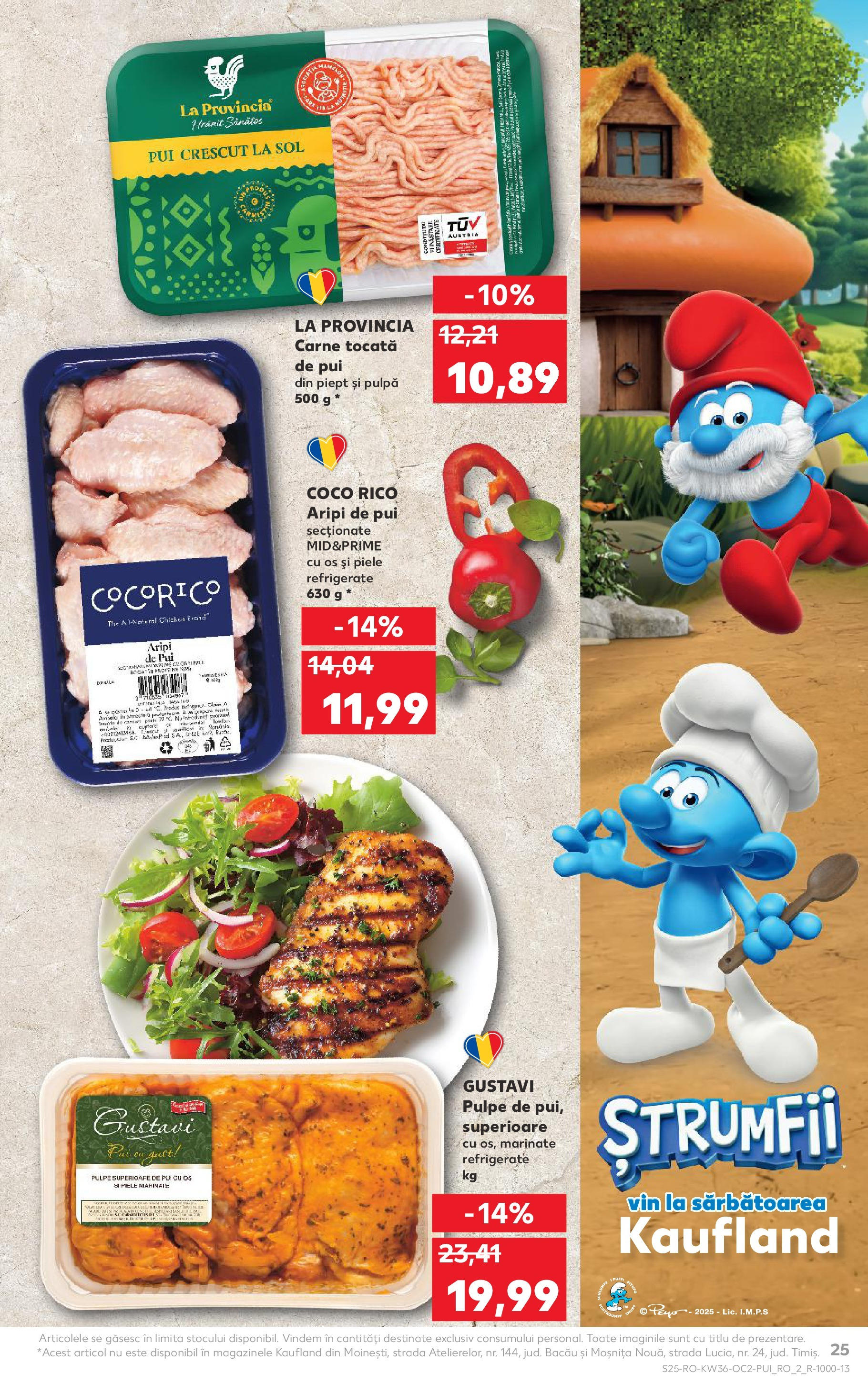 Catalog Kaufland - Bârlad 03.09.2025 - Revista si Oferta | Pagină: 25 | Produse: Hacıyatmaz Kedi Oyuncağı, Kedi Oyun Alanları, Vin, Carne tocată