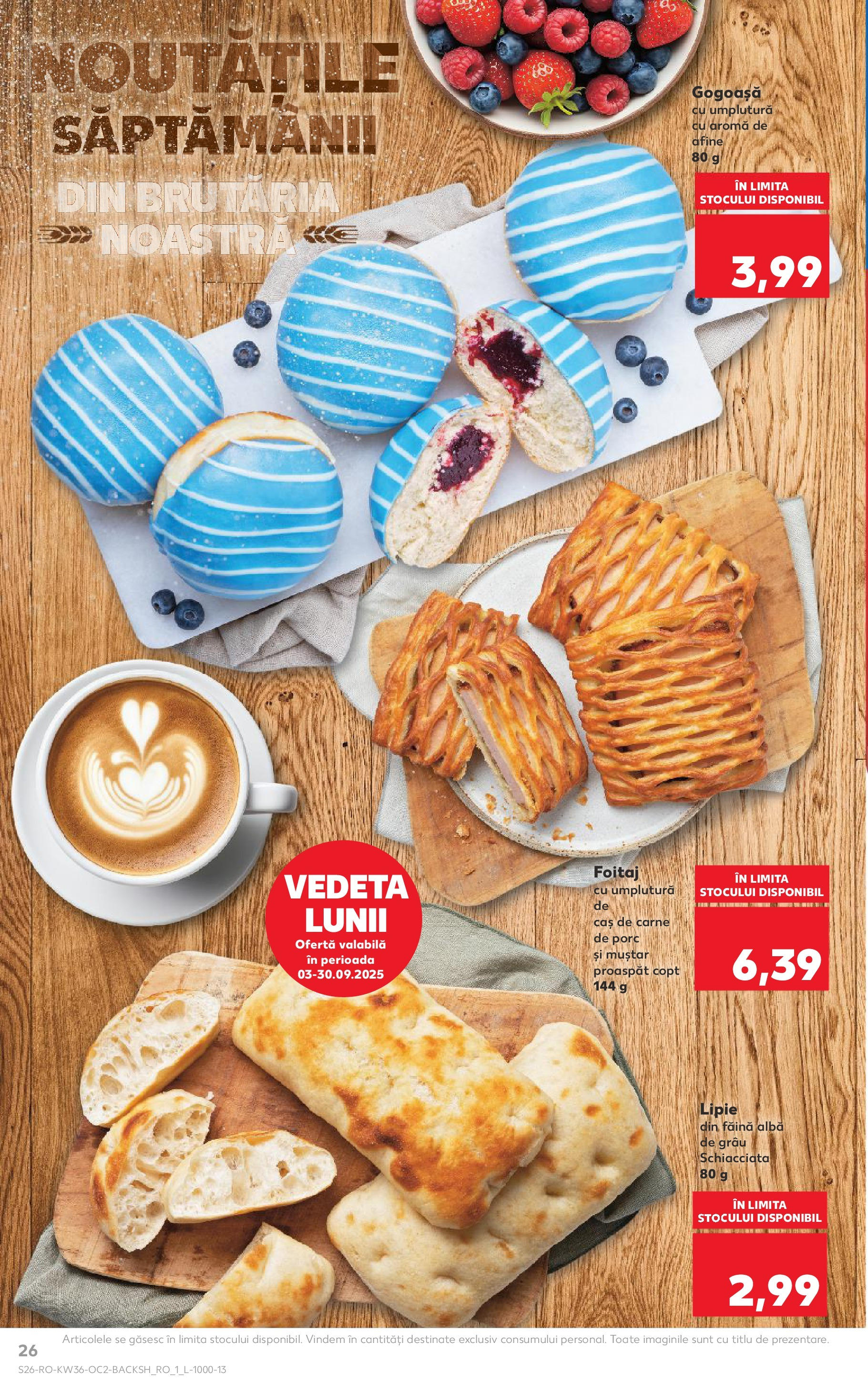 Catalog Kaufland - Bârlad 03.09.2025 - Revista si Oferta | Pagină: 26 | Produse: Divan, Carne De Porc, Făină, Muștar