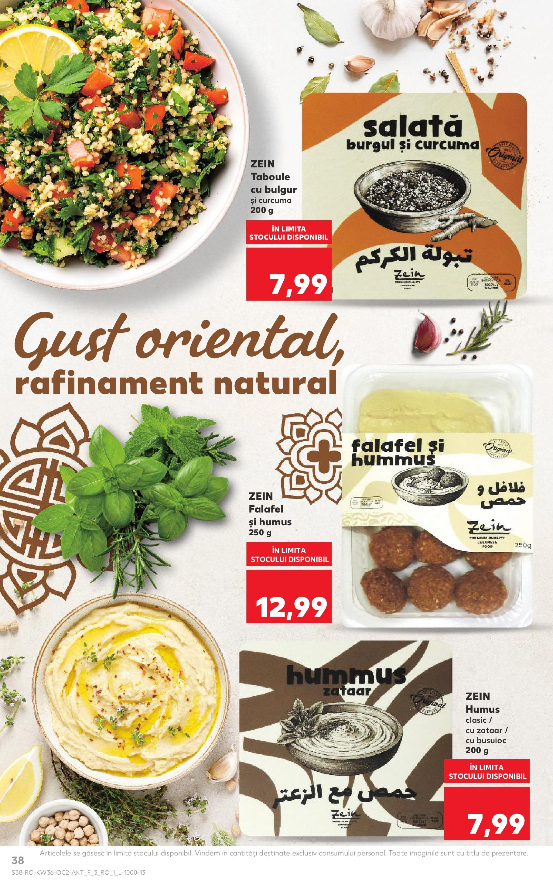 Catalog Kaufland - Bârlad 03.09.2025 - Revista si Oferta | Pagină: 38 | Produse: Salată, Humus