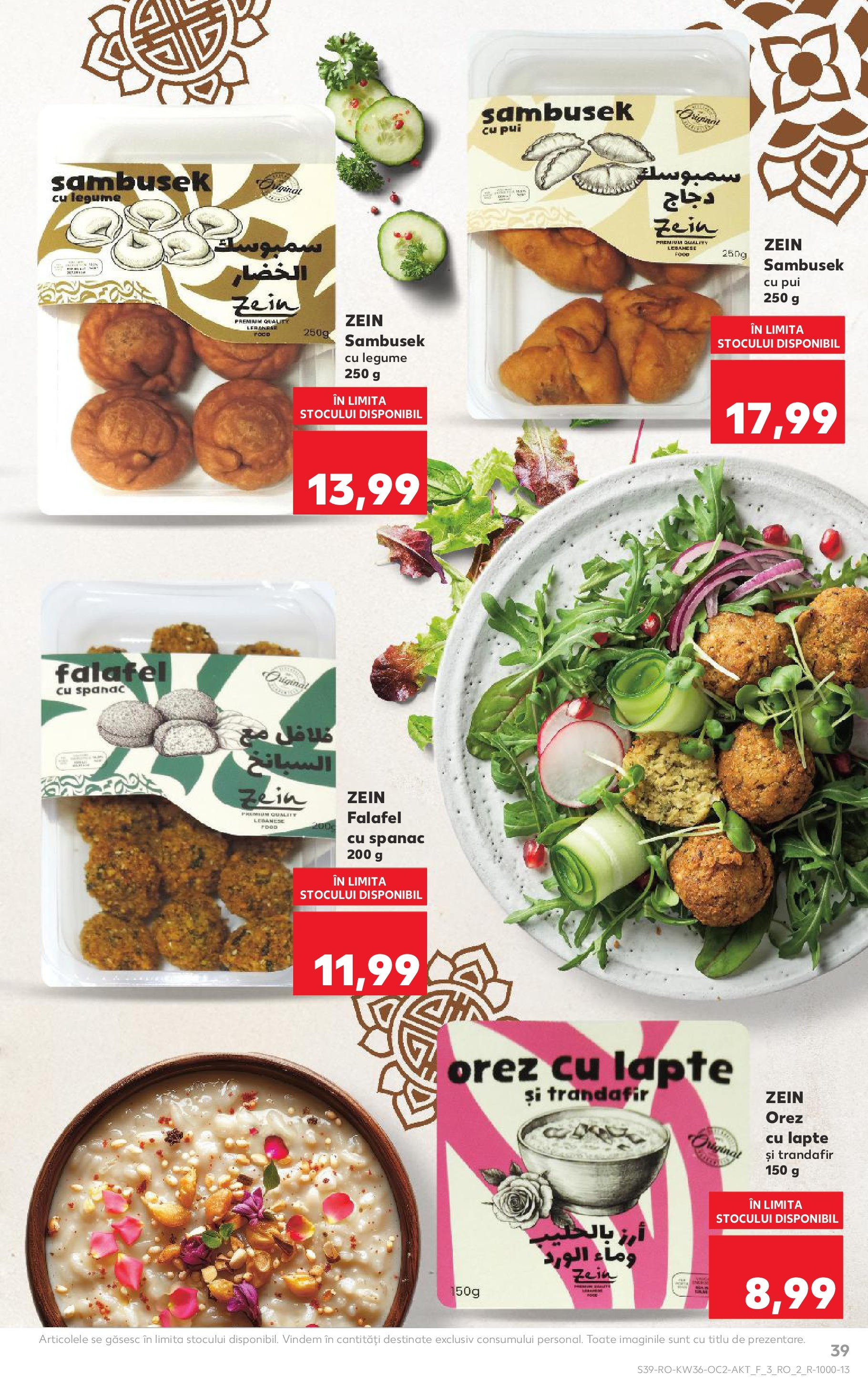 Catalog Kaufland - Bârlad 03.09.2025 - Revista si Oferta | Pagină: 39 | Produse: Trandafir, Hacıyatmaz Kedi Oyuncağı, Orez, Legume