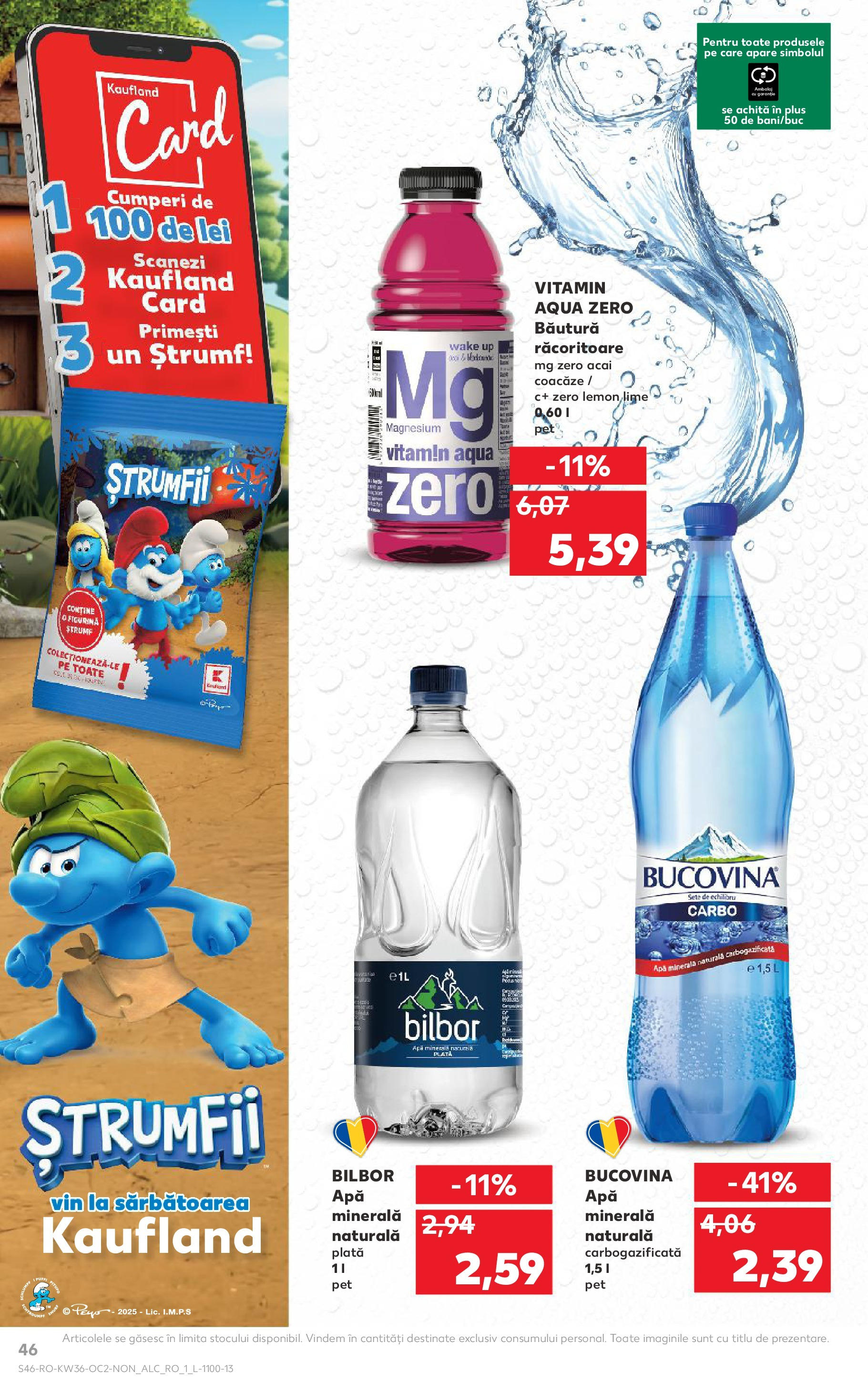 Catalog Kaufland - Bârlad 03.09.2025 - Revista si Oferta | Pagină: 46 | Produse: Lime, Yazı tahtası kalemi, Vin, Apă