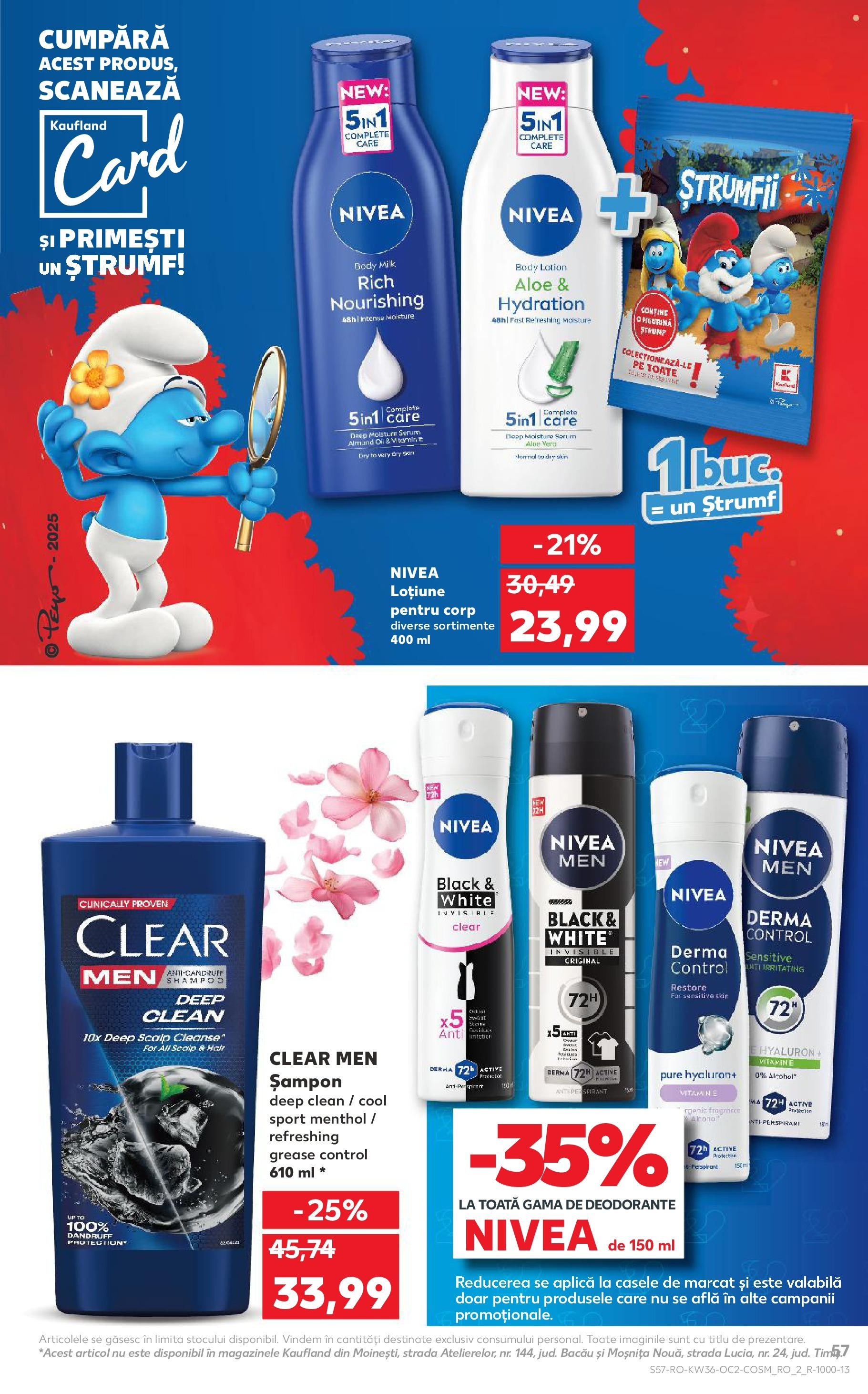 Catalog Kaufland - Bârlad 03.09.2025 - Revista si Oferta | Pagină: 57 | Produse: Simit, Șampon, Deodorant, Antiperspirant