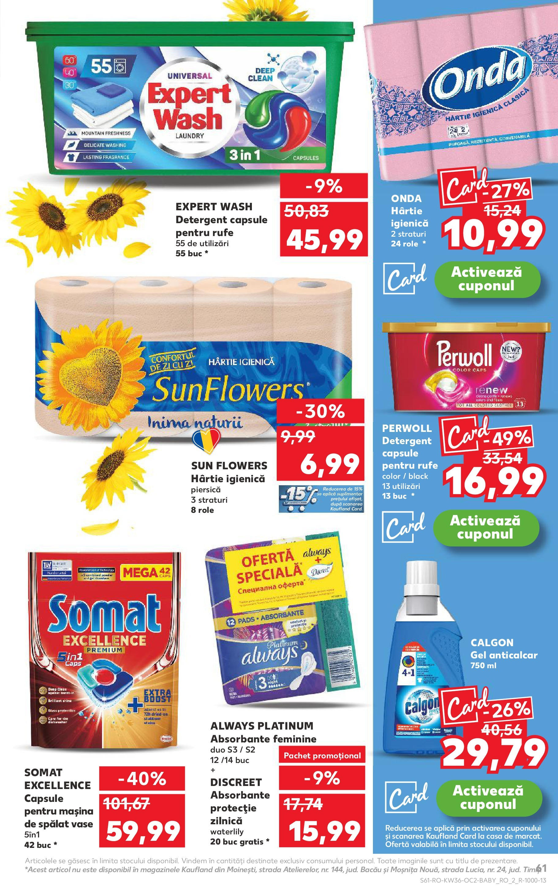 Catalog Kaufland - Bârlad 03.09.2025 - Revista si Oferta | Pagină: 61 | Produse: Pomelo, Mașină De Spălat, Mașină De Spălat Vase, Capsule pentru mașina de spălat