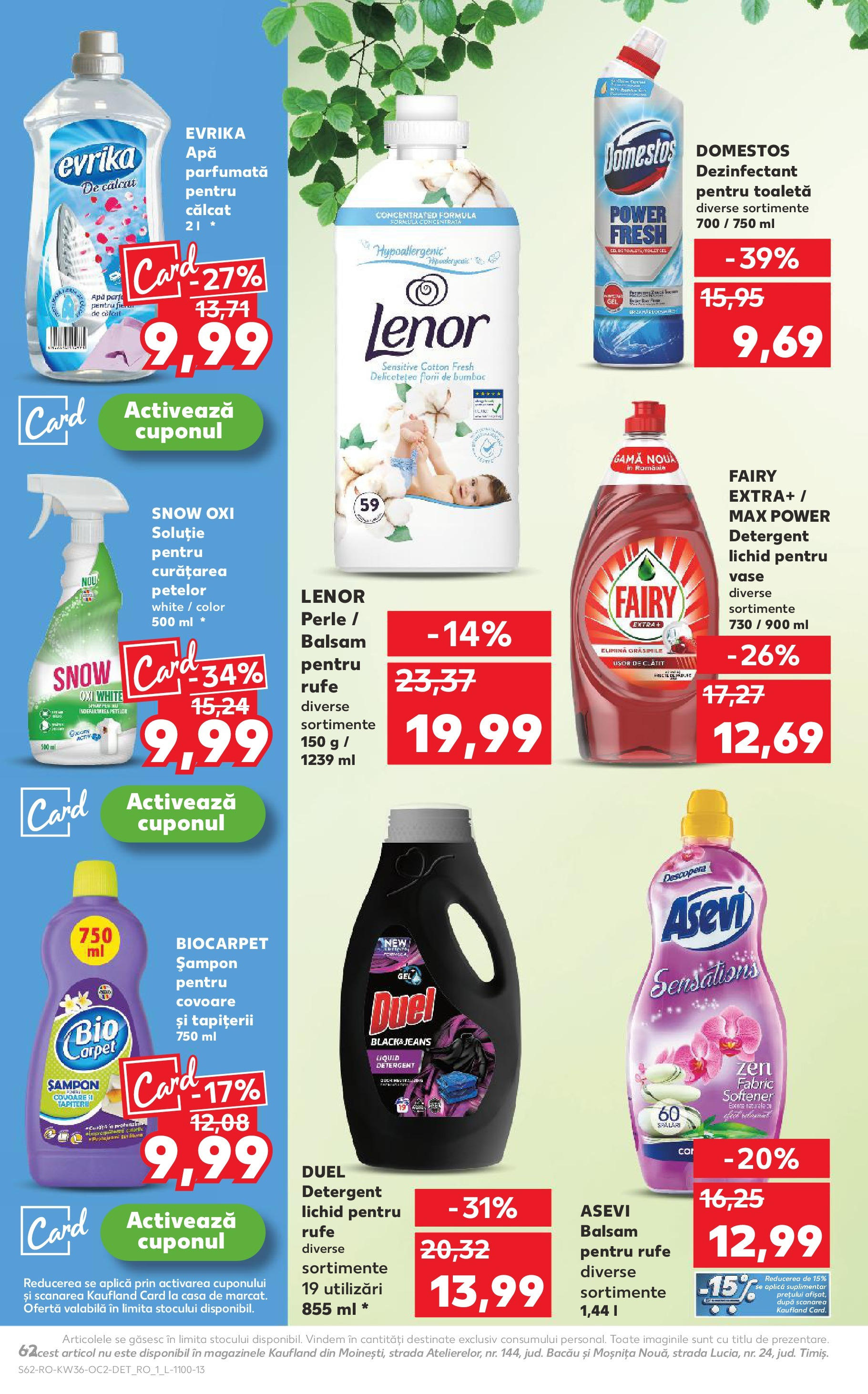 Catalog Kaufland - Bârlad 03.09.2025 - Revista si Oferta | Pagină: 62 | Produse: Akrilik boya, Toaletă, Șampon, Detergent
