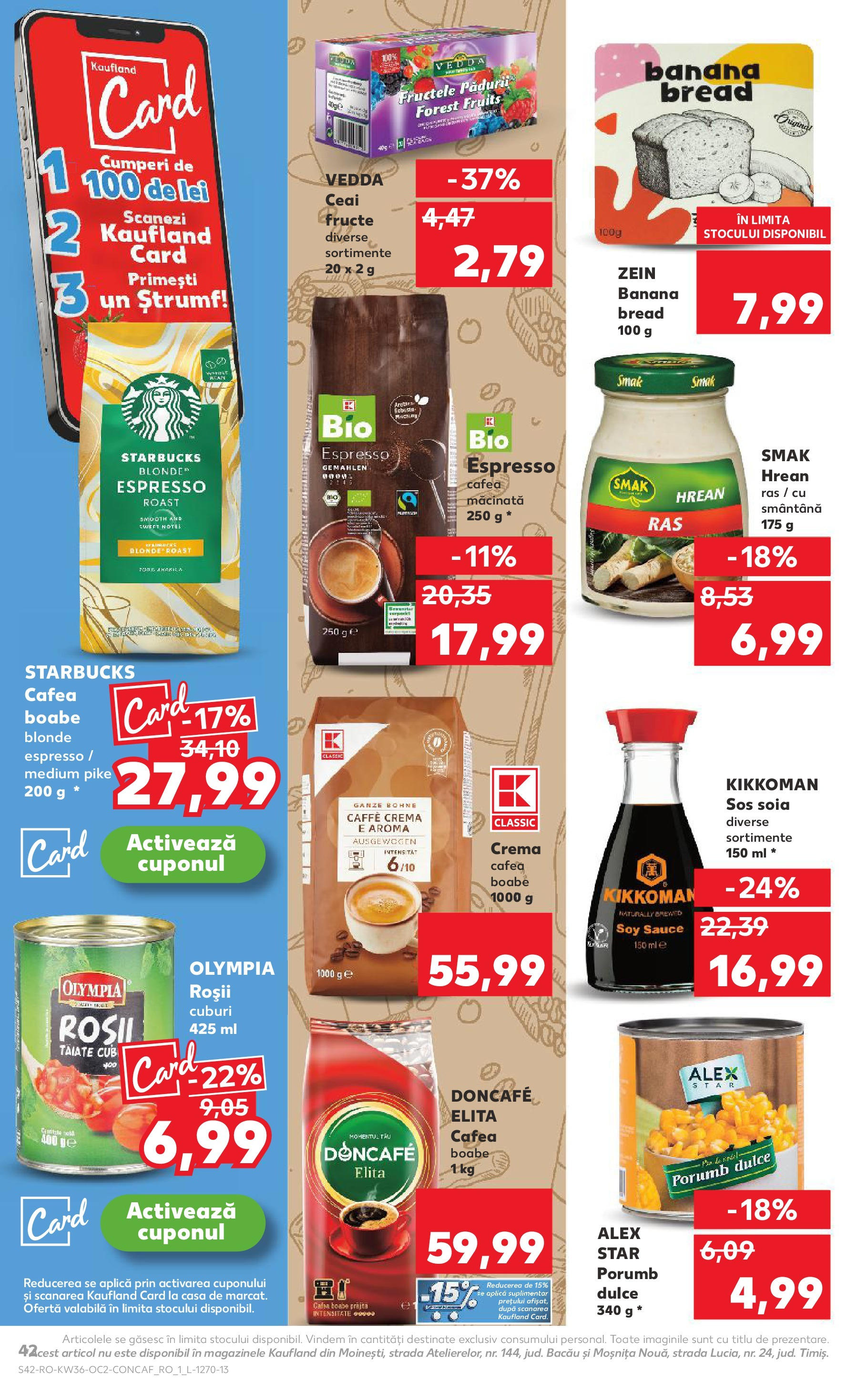 Catalog Kaufland - Bârlad 03.09.2025 - Revista si Oferta | Pagină: 42 | Produse: Roșii, Smântână, Fructe, Sos