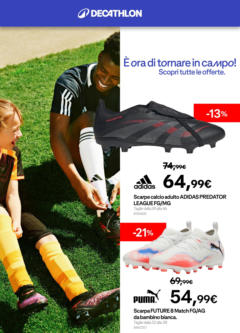 Anteprima dell'opuscolo È ora di tornare in campo! dal negozio Decathlon valido da 31/08/2025