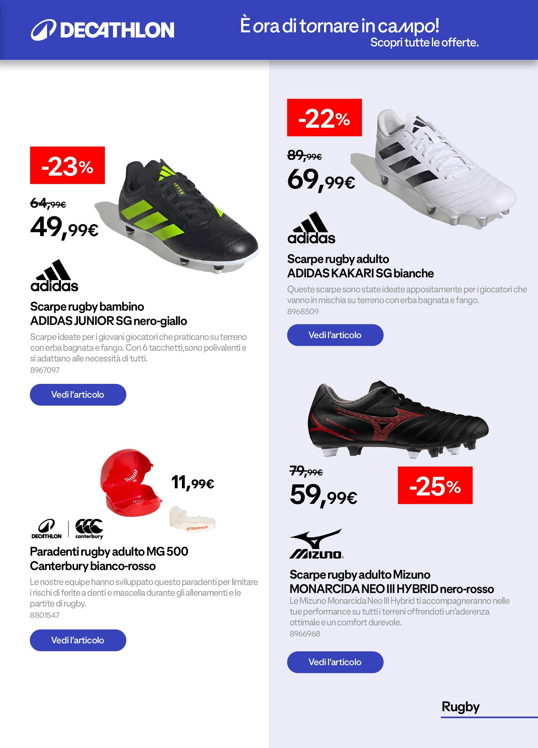 Catalogo Decathlon da 31/08/2025 > Azione in Corso | Pagina: 23 | Prodotti: Scarpe