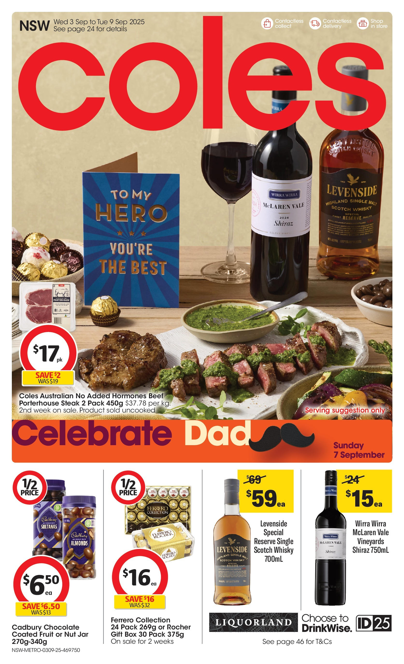 ﻿﻿Coles catalogue valid from 03/09/2025 > Online Australia | Page: 1 | Products: Box, Almonds, Chocolate, Scotch