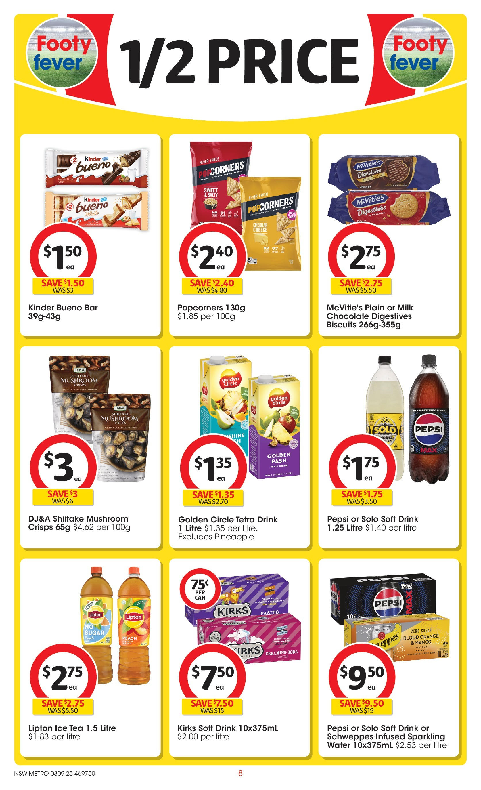 ﻿﻿Coles catalogue valid from 03/09/2025 > Online Australia | Page: 8 | Products: Milk, Cheese, Pineapple, Pepsi