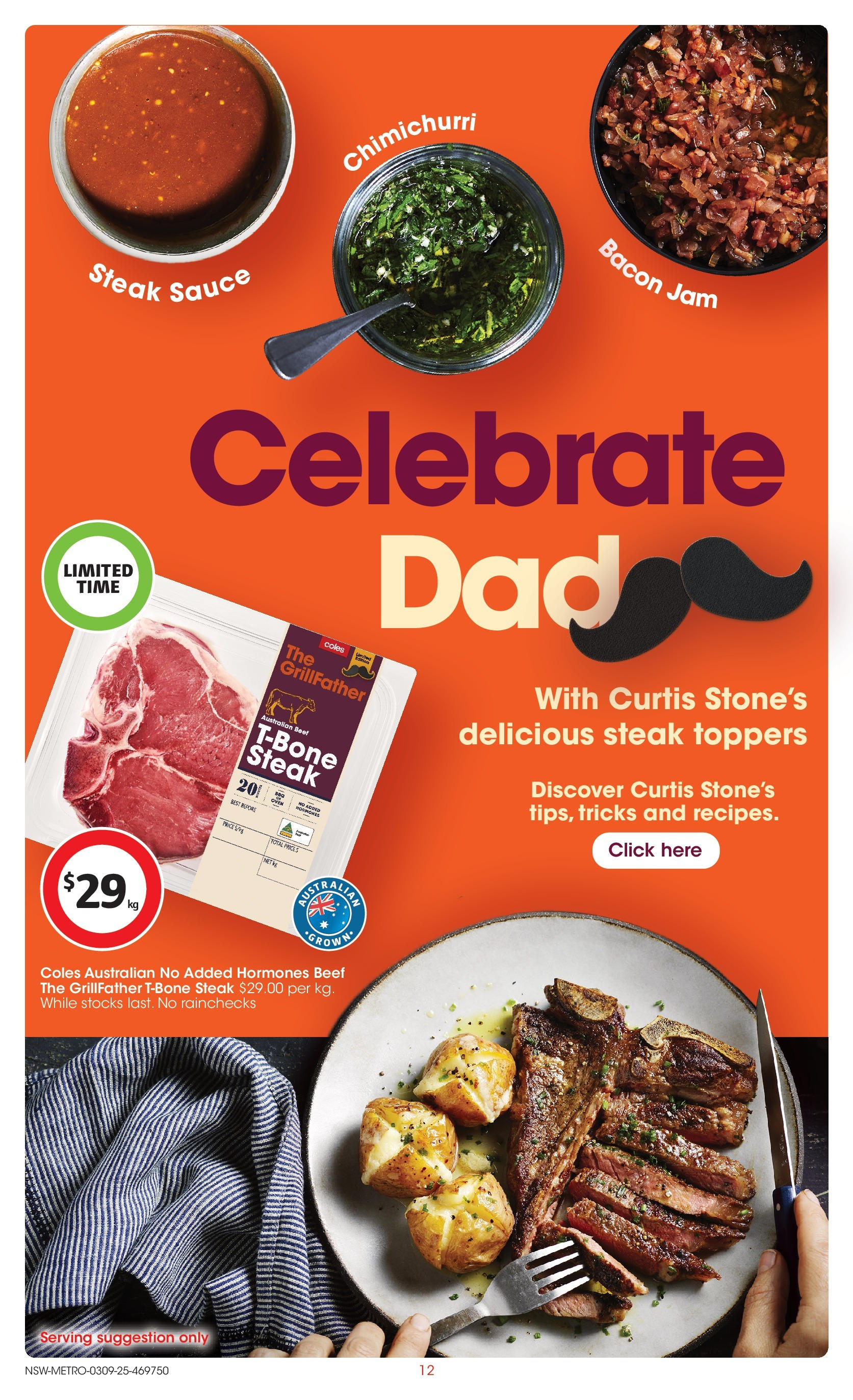 ﻿﻿Coles catalogue valid from 03/09/2025 > Online Australia | Page: 12 | Products: Bacon, Beef, Steak, Sauce