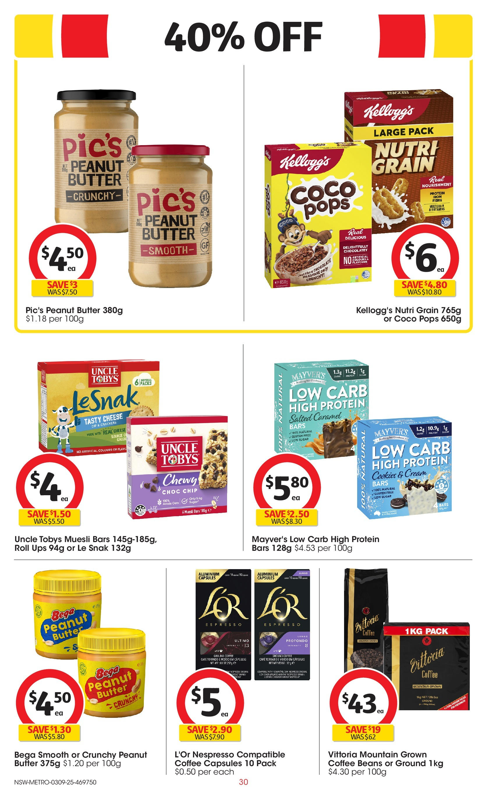 ﻿﻿Coles catalogue valid from 03/09/2025 > Online Australia | Page: 30 | Products: Crackers, Sugar, Iron, UPS