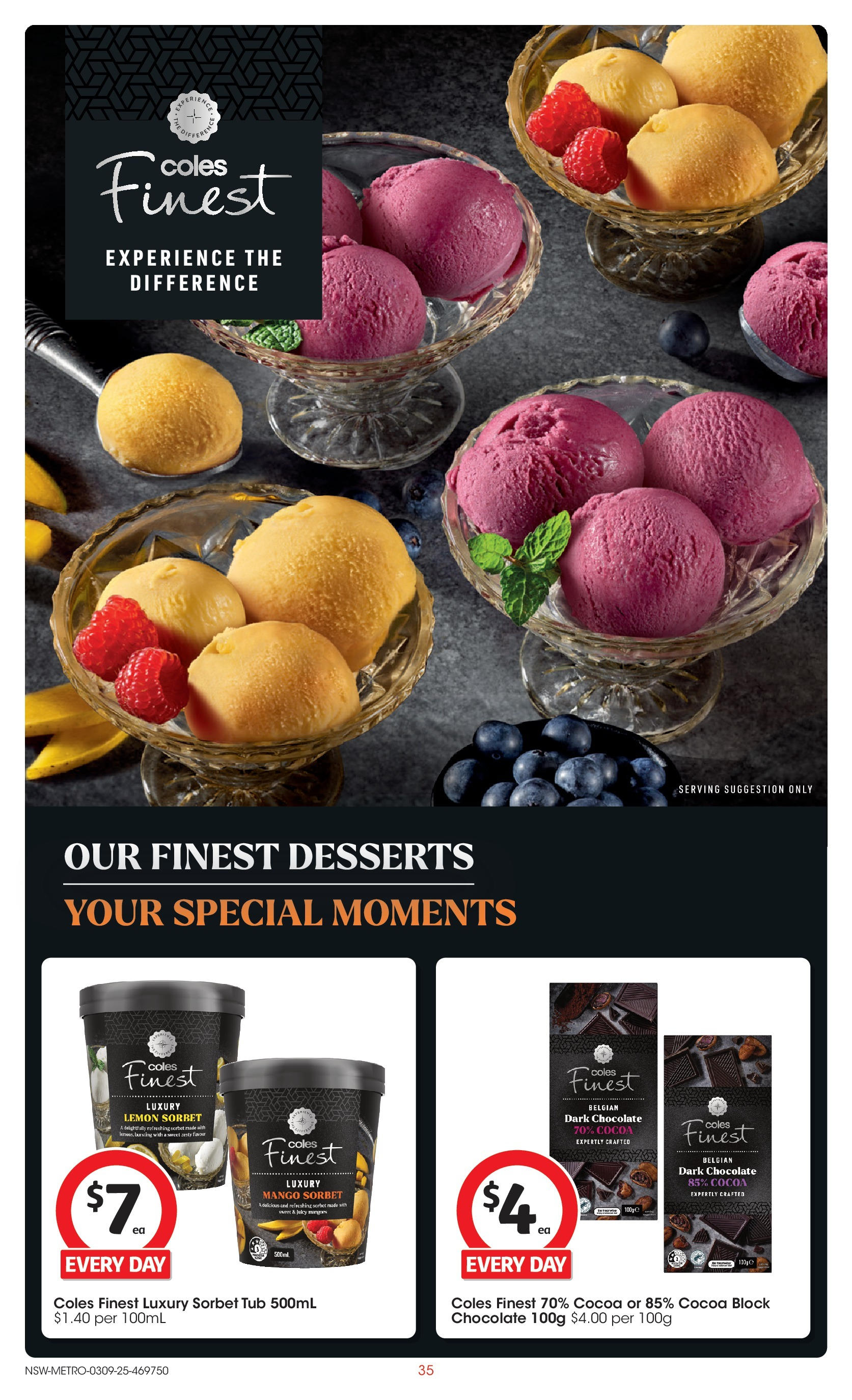 ﻿﻿Coles catalogue valid from 03/09/2025 > Online Australia | Page: 35 | Products: Cocoa, Chocolate, Lemon, Mango