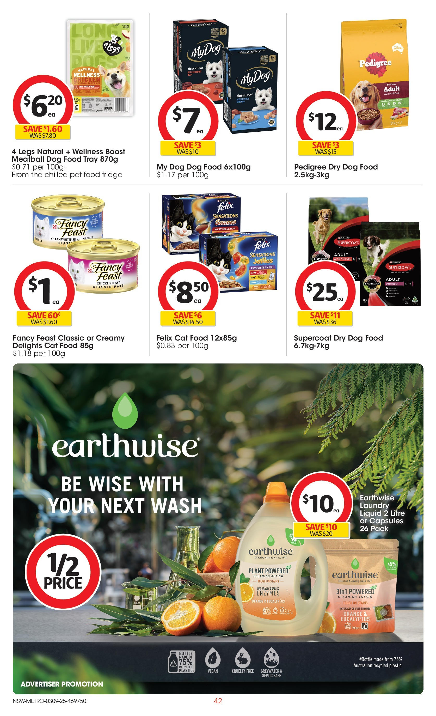 ﻿﻿Coles catalogue valid from 03/09/2025 > Online Australia | Page: 42 | Products: Chicken, Beef, Laundry, Safe