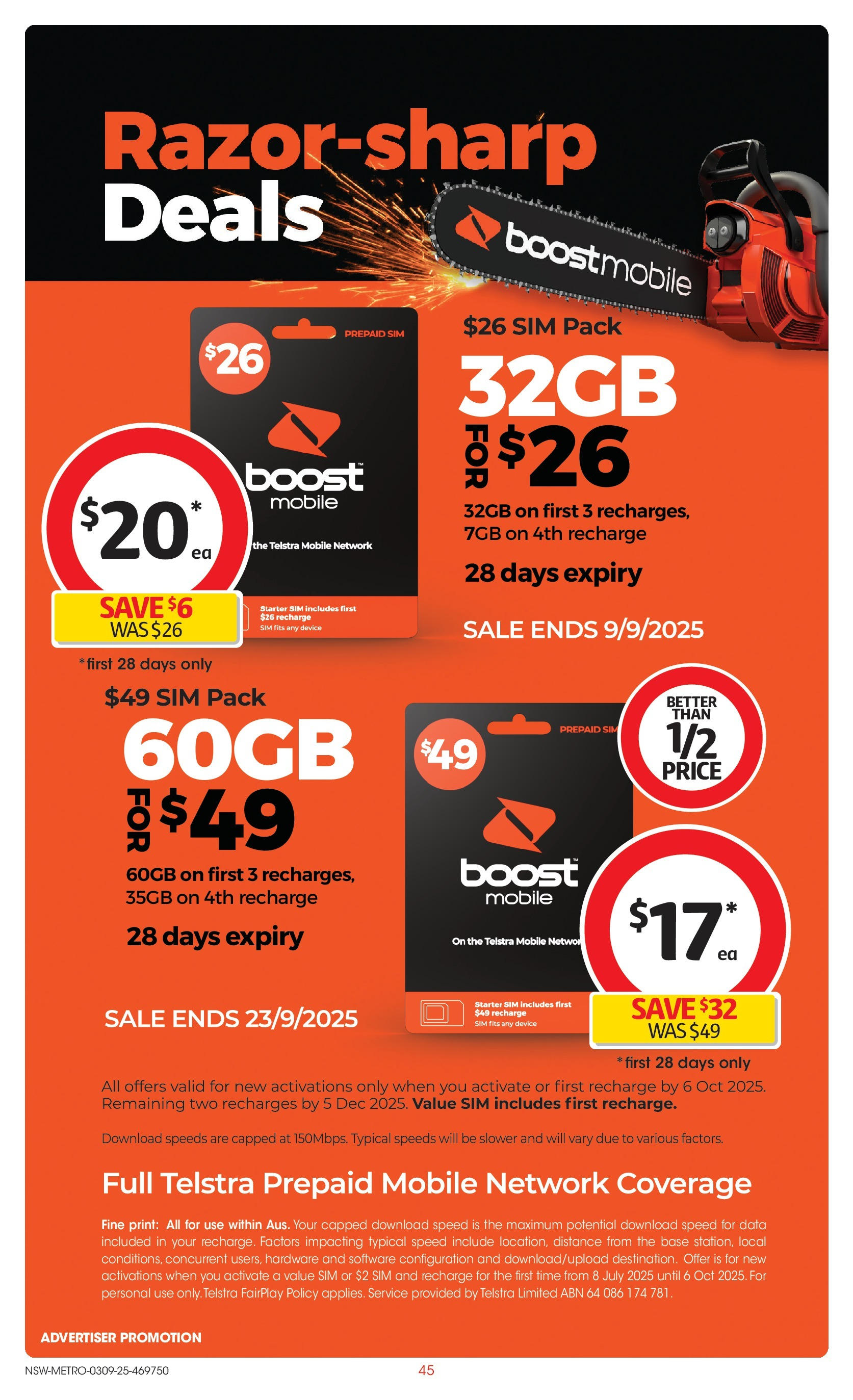 ﻿﻿Coles catalogue valid from 03/09/2025 > Online Australia | Page: 45 | Products: Device, Mobile