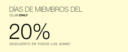 20% de descuento