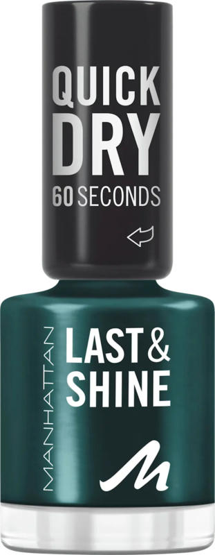 MANHATTAN Cosmetics Nagellack Last & Shine 105 Evergreen